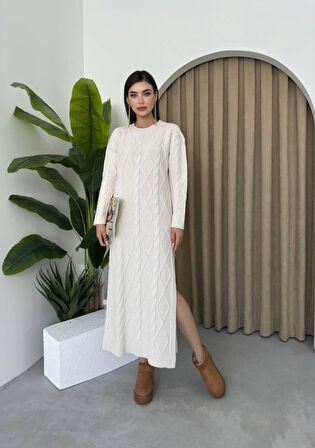 leyla sanat sanata yeni bir bakış açısı Monza Triko Elbise