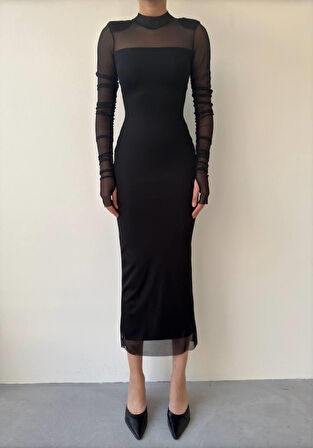 leyla sanat sanata yeni bir bakış açısı Visa Tül Elbise