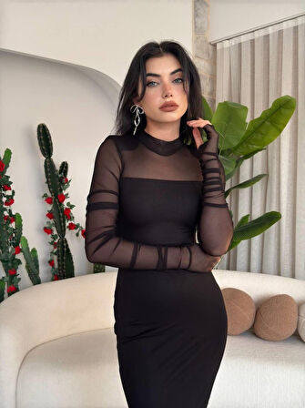 leyla sanat sanata yeni bir bakış açısı Visa Tül Elbise