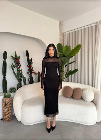 leyla sanat sanata yeni bir bakış açısı Visa Tül Elbise