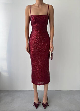 leyla sanat sanata yeni bir bakış açısı Woxo İp Askılı Elbise