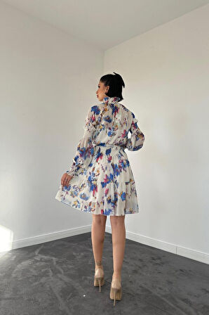 leyla sanat sanata yeni bir bakış açısı Bej Gipeli Kat Kat Mini Elbise