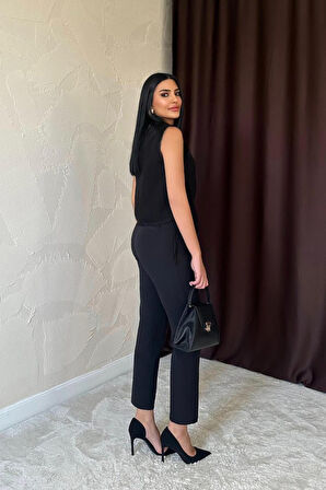 leyla sanat sanata yeni bir bakış açısı Siyah Pensli Pantolon