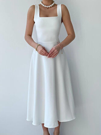 leyla sanat sanata yeni bir bakış açısı Neapolitan Askılı Elbise