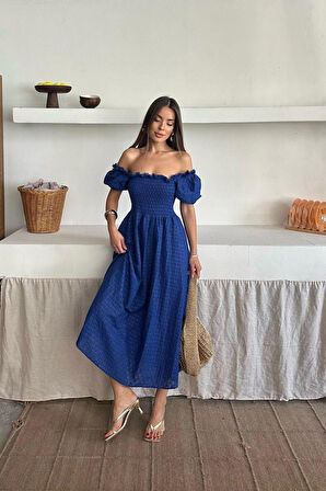 leyla sanat sanata yeni bir bakış açısı Saks Gipeli Brode Elbise