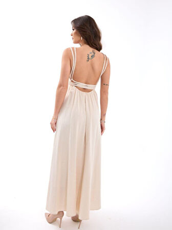 leyla sanat sanata yeni bir bakış açısı 7409 ELBİSE-BEJ