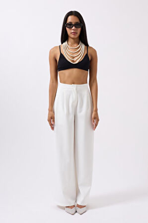 leyla sanat sanata yeni bir bakış açısı Casual Yüksek Bel Pantolon