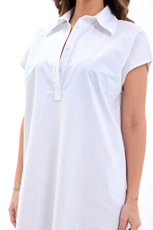 leyla sanat sanata yeni bir bakış açısı 7464 ELBİSE-BEYAZ