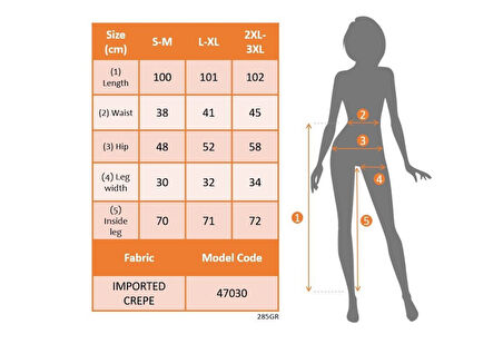 leyla sanat sanata yeni bir bakış açısı Kadın Yüksek Bel önden Fermuarlı Ithal Krep Pantolon