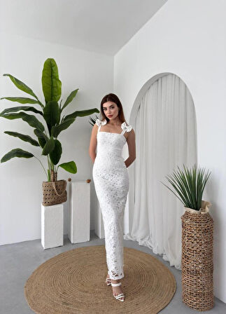 leyla sanat sanata yeni bir bakış açısı Egra Fiyonk Detaylı Elbise