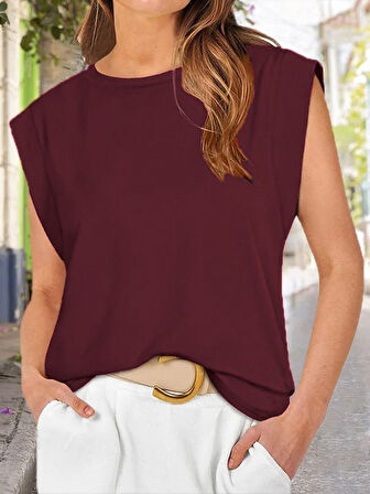 leyla sanat sanata yeni bir bakış açısı Kadın Kısa Kollu Bisiklet Yaka Viskon Bluz