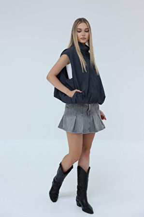 leyla sanat sanata yeni bir bakış açısı Paraşüt Yelek - Antrasit