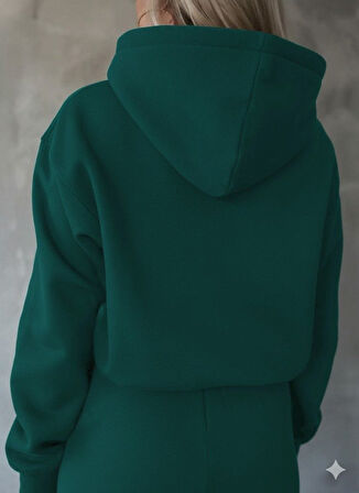 leyla sanat sanata yeni bir bakış açısı Kadın Uzun Kollu Nope Baskılı Beli Ribanalı Ikili Takım