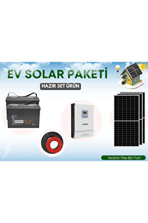 3KW AKILLI EV SİSTEMİ LİFEPO4 AKÜLÜ