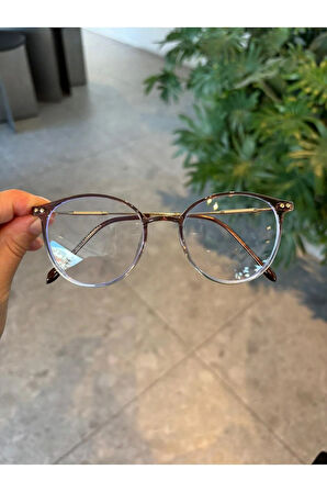 Thin Cat eye Hafif Metal Saplı Mavi Işık korumalı Gözlük |52 Ekartman |Optik uyumlu |Hafif Gözlük