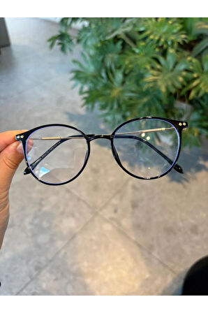 Thin Cat eye Hafif Metal Saplı Mavi Işık korumalı Gözlük |52 Ekartman |Optik uyumlu |Hafif Gözlük