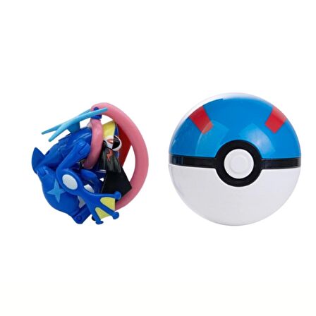 ThreeMB Toys Pokemon Orijinal Lisanslı Elf Topu Ash Greninja - Kutusuz