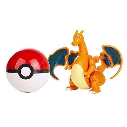 ThreeMB Toys Pokemon Orijinal Lisanslı Elf Topu Charizard - Kutusuz