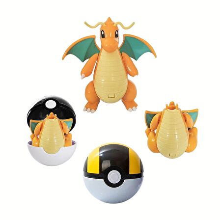 ThreeMB Toys Pokemon Orijinal Lisanslı Elf Topu Dragonite