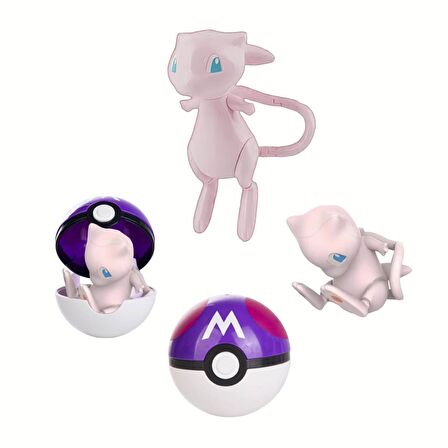 ThreeMB Toys Pokemon Orijinal Lisanslı Elf Topu Mew