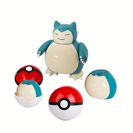 ThreeMB Toys Pokemon Orijinal Lisanslı Elf Topu Snorlax