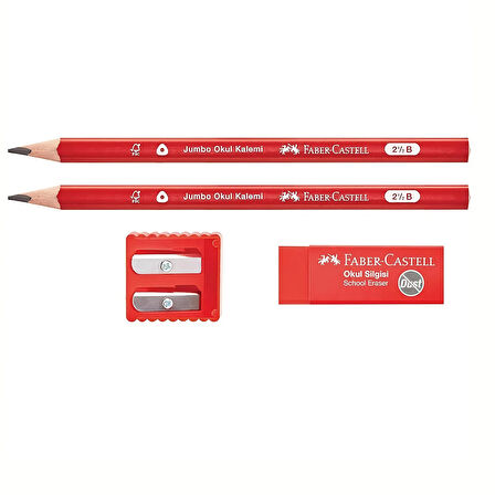 ThreeMB Toys Faber Castell Ergonomik Jumbo Okul Kalem Seti