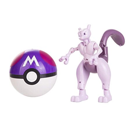 ThreeMB Toys Pokemon Orijinal Lisanslı Elf Topu Mewtwo - Kutusuz