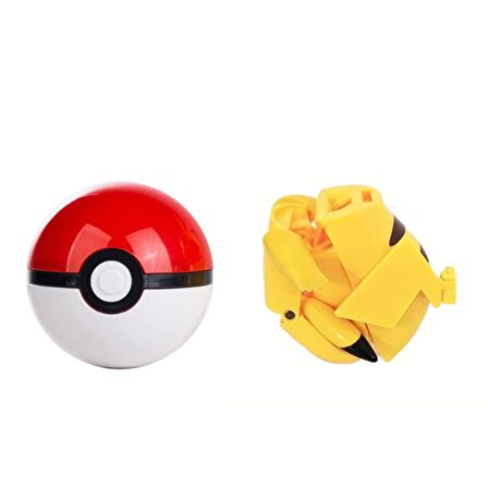 ThreeMB Toys Pokemon Orijinal Lisanslı Elf Topu Pikachu Atak- Kutusuz