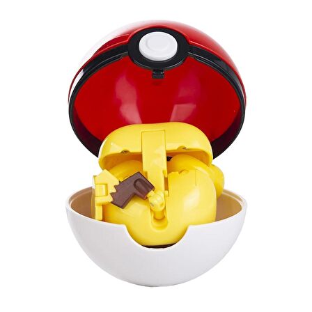 ThreeMB Toys Pokemon Orijinal Lisanslı Elf Topu Pikachu - Kutusuz