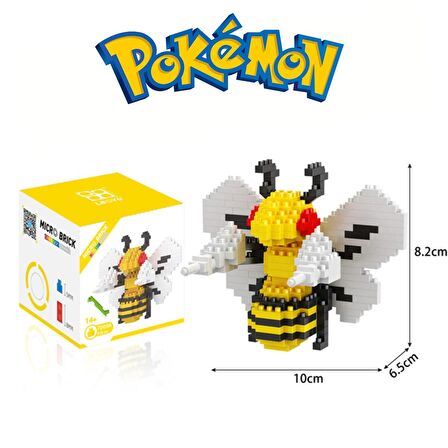 ThreeMB Toys Pokemon 4. Kısım Blok Puzzle Beedrill