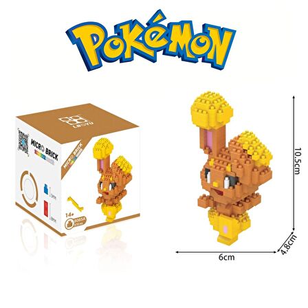 ThreeMB Toys Pokemon 4. Kısım Blok Puzzle Buneary