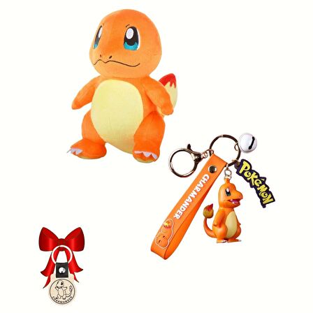 ThreeMB Toys Pokemon Orijinal Lisanslı 2'li Charmander Set