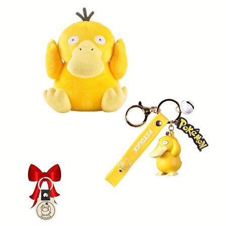 ThreeMB Toys Pokemon Orijinal Lisanslı 2'li Psyduck Set