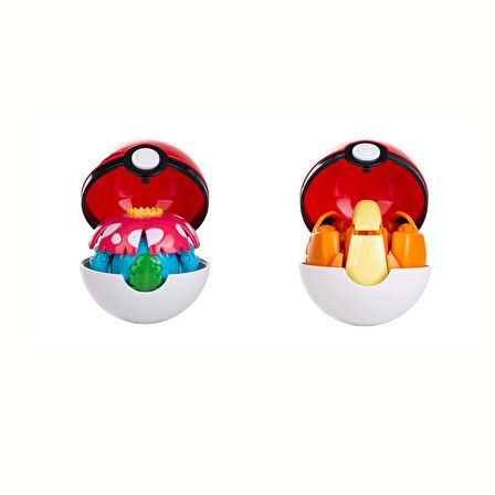 ThreeMB Toys Pokemon Orijinal Lisanslı Elf Topu 2'li Kutu - 2  (Venusaur-Charizard)