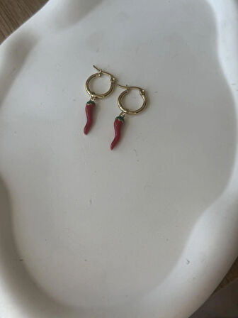 Charm cahili biber küpe