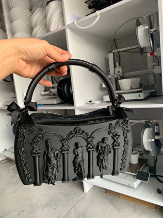 ANTİK DÖNEM 3D LUX KADIN EL ÇANTA (PLASTİK)