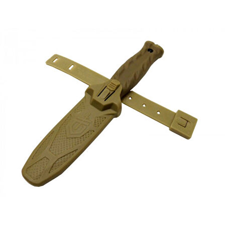 Columbia Company Tiger Tactical Htm 1041 B Kahverengi Outdoor / Survival Bıçak 27cm - Kauçuk Sap, Kılıflı, Kutulu