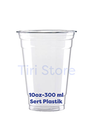 Tiri Store Sert Plastik Bardak 10 oz 300 ml 50 adet