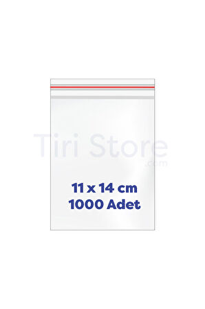 Tiri Store 11x14 Kilitli Poşet 1000 Adet