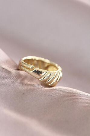 Gold Metal Kadın Yüzük - TJ-BYK1545