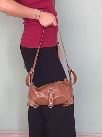 Tokalı Omuz Çantası