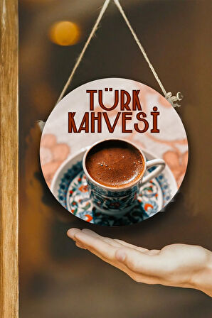 Türk Kahvesi Cafe Restoran için Duvar, Kapı, Tek Taraflı Askılı Pano Karşılama Tabelası, Kahve Tablo