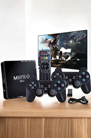 TV Game Box Netflix Youtube 1000 Oyunlu Android Oyun Konsolu Kumandalı