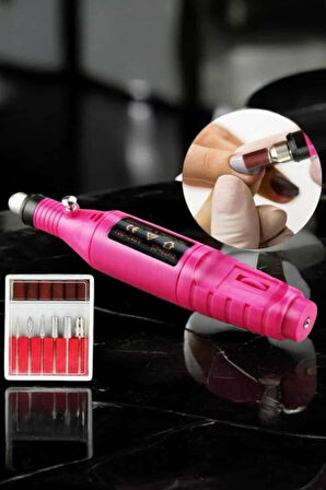 Elektrikli Manikür Pedikür Törpü Seti Protez Tırnak Nasır Temizleyici