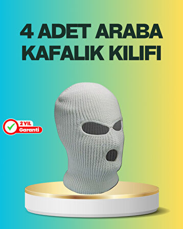 Araç Koltuk Başlığı Kılıfı 4’lü Set Komik ve Fonksiyonel