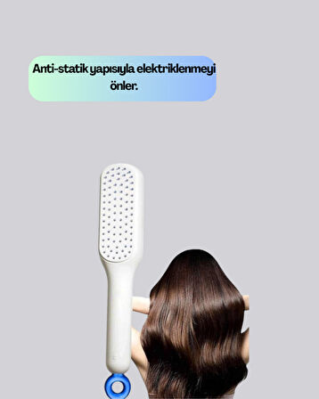 Pratik Mekanizmalı Saç Tarağı – Kendi Kendini Temizler, Taşınabilir