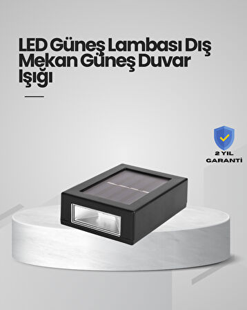 Güneş Enerjili LED Duvar Aydınlatması