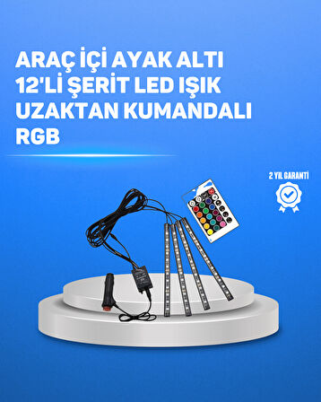 RGB LED Şerit Aydınlatma – Kolay Kurulumlu