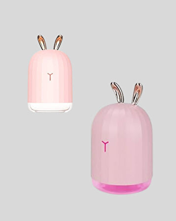 Ultrasonik Hava Nemlendirici 200 ml Aroma Difüzör LED Işıklı Sessiz