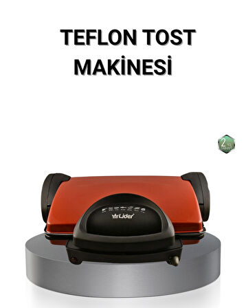 2000 Watt Tost Makinesi 6 Dilim Kapasiteli Döküm Plakalı Üç Kademeli Isı Ayarlı